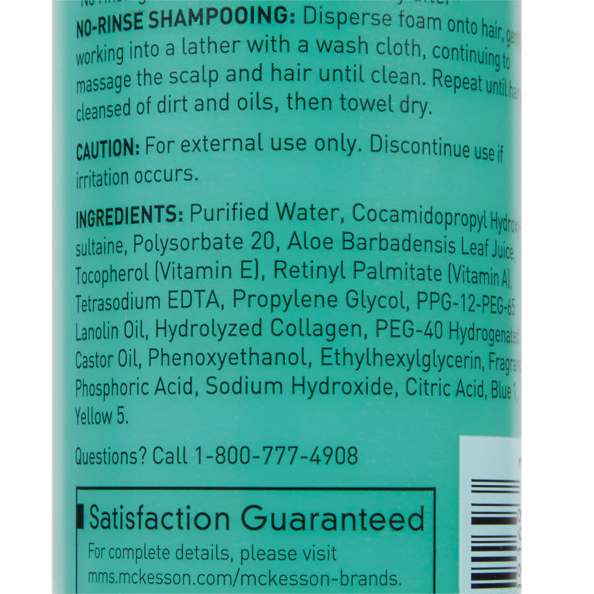 Rinse-Free Body Wash McKesson Foaming 9 oz. Pump Bottle Cucumber Melon Scent - BeHope