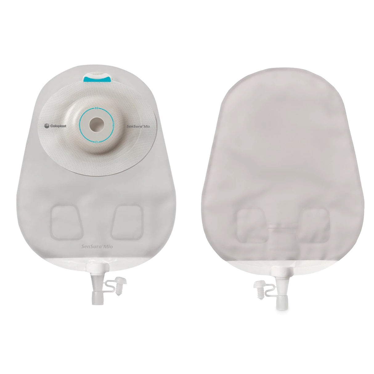 Urostomy Pouch SenSura® Mio Convex One-Piece System 10-1/2 Inch Length, Maxi Deep Convex, Trim to Fit 3/8 to 1-11/16 Inch Stoma Drainable - BeHope