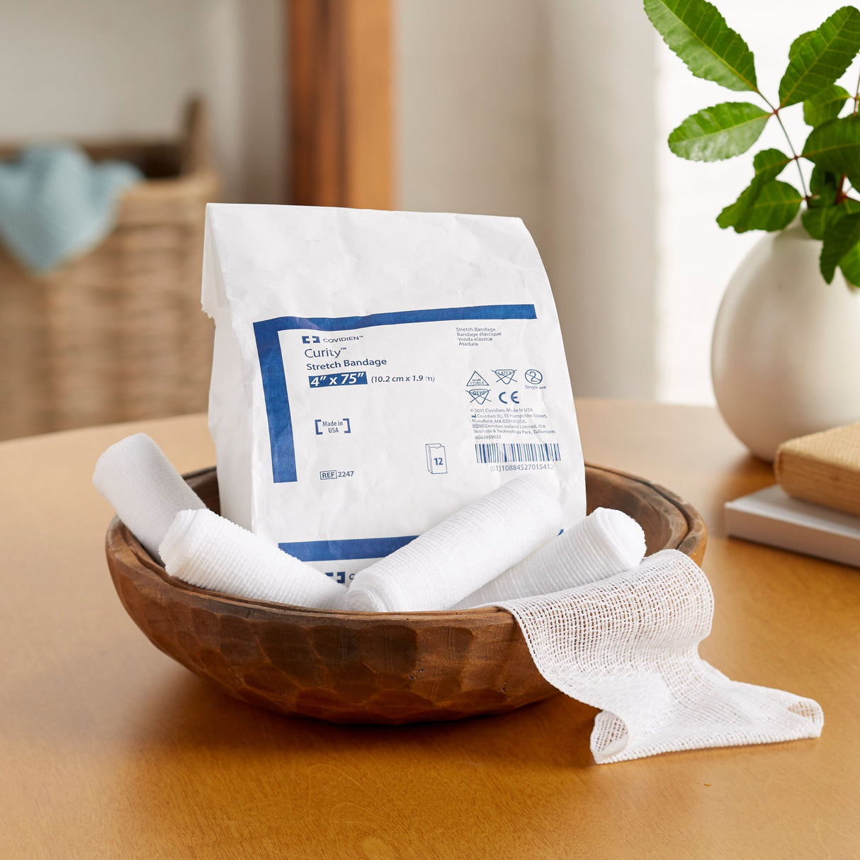 Conforming Bandage Curity™ 4 X 75 Inch 1-Ply NonSterile 12 per Pack - BeHope