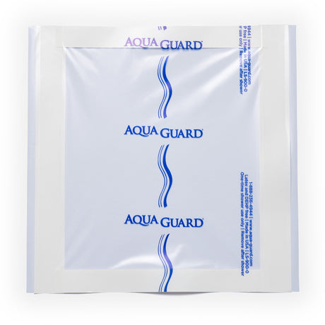 IV Site Barrier Protector AquaGuard® Shower Sheet 9 X 9 Inch Square NonSterile - BeHope