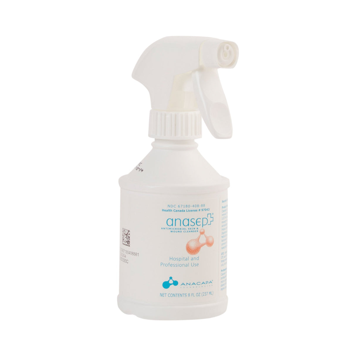 Wound Cleanser Anasept® 8 oz. Pump Bottle NonSterile Antimicrobial - BeHope