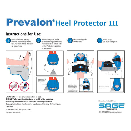 Heel Protection Boot with Wedge Prevalon® One Size Fits Most - BeHope