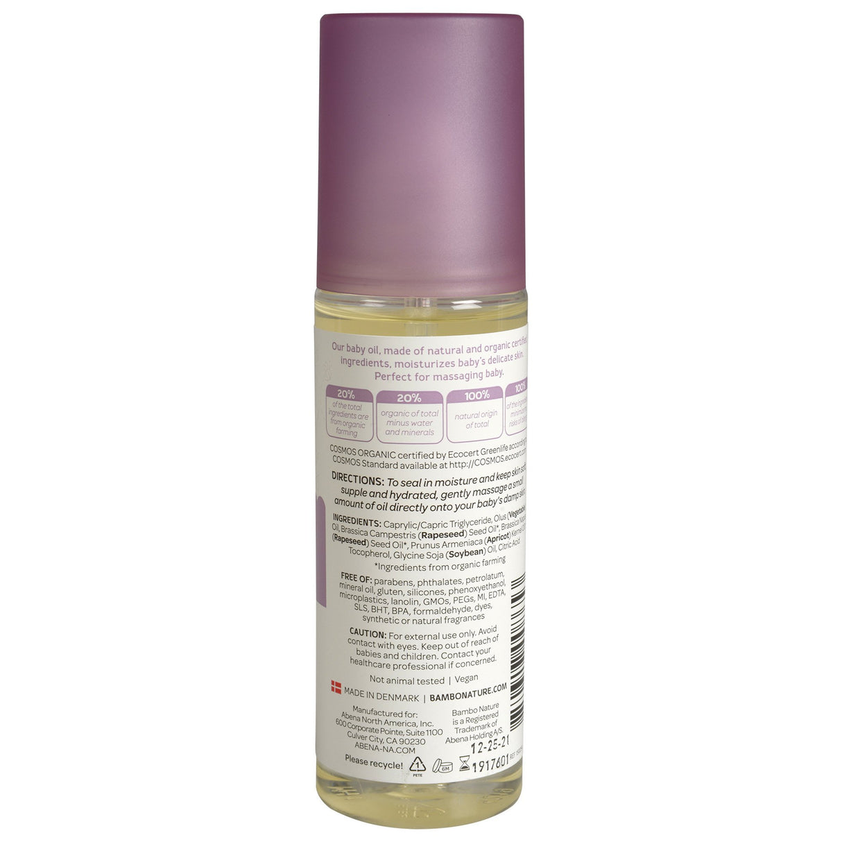 Bath Oil Bambo® Nature Splish Splash 4.9 oz. Bottle Unscented Oil - BeHope