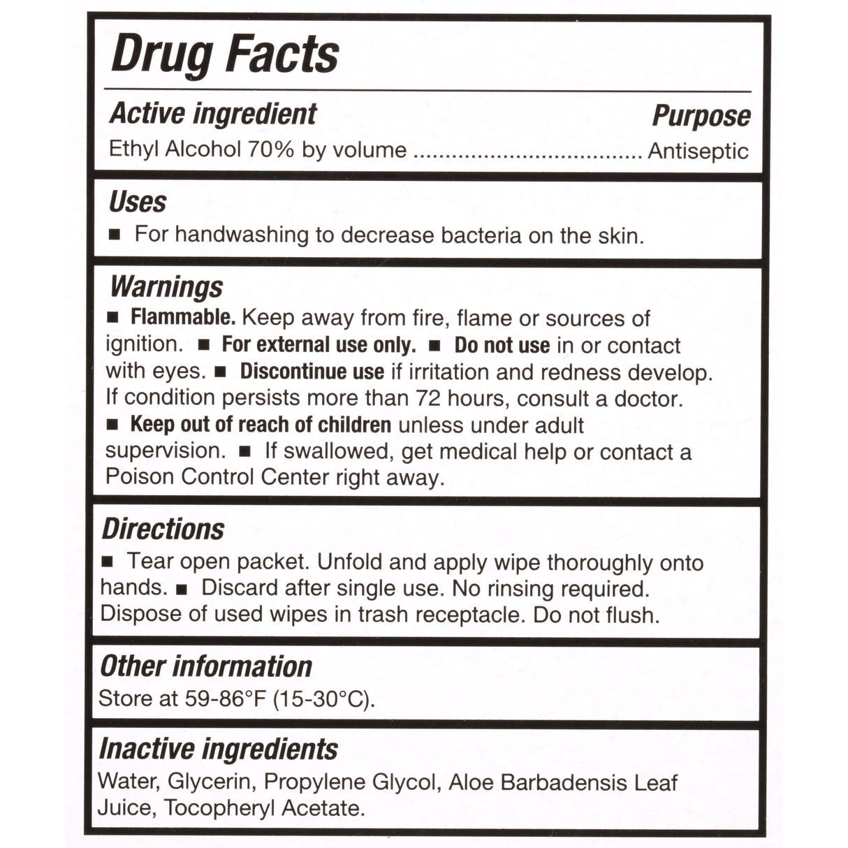 Hand Sanitizing Wipe McKesson 100 Count Ethyl Alcohol Wipe Individual Packet - BeHope