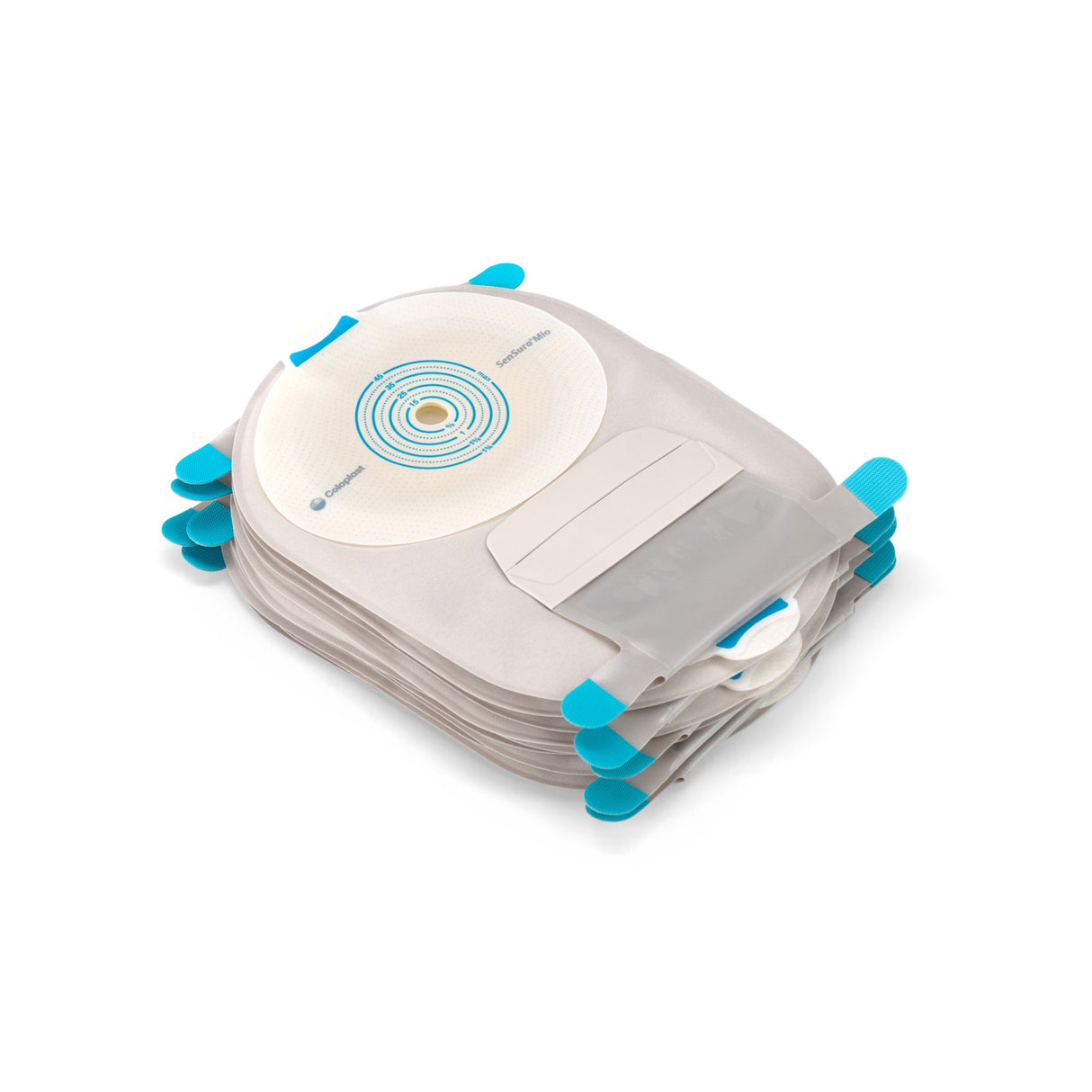 Ostomy Pouch SenSura® Mio One-Piece System Midi Length Flat, Trim to Fit 3/8 to 1-3/4 Inch Stoma Drainable - BeHope