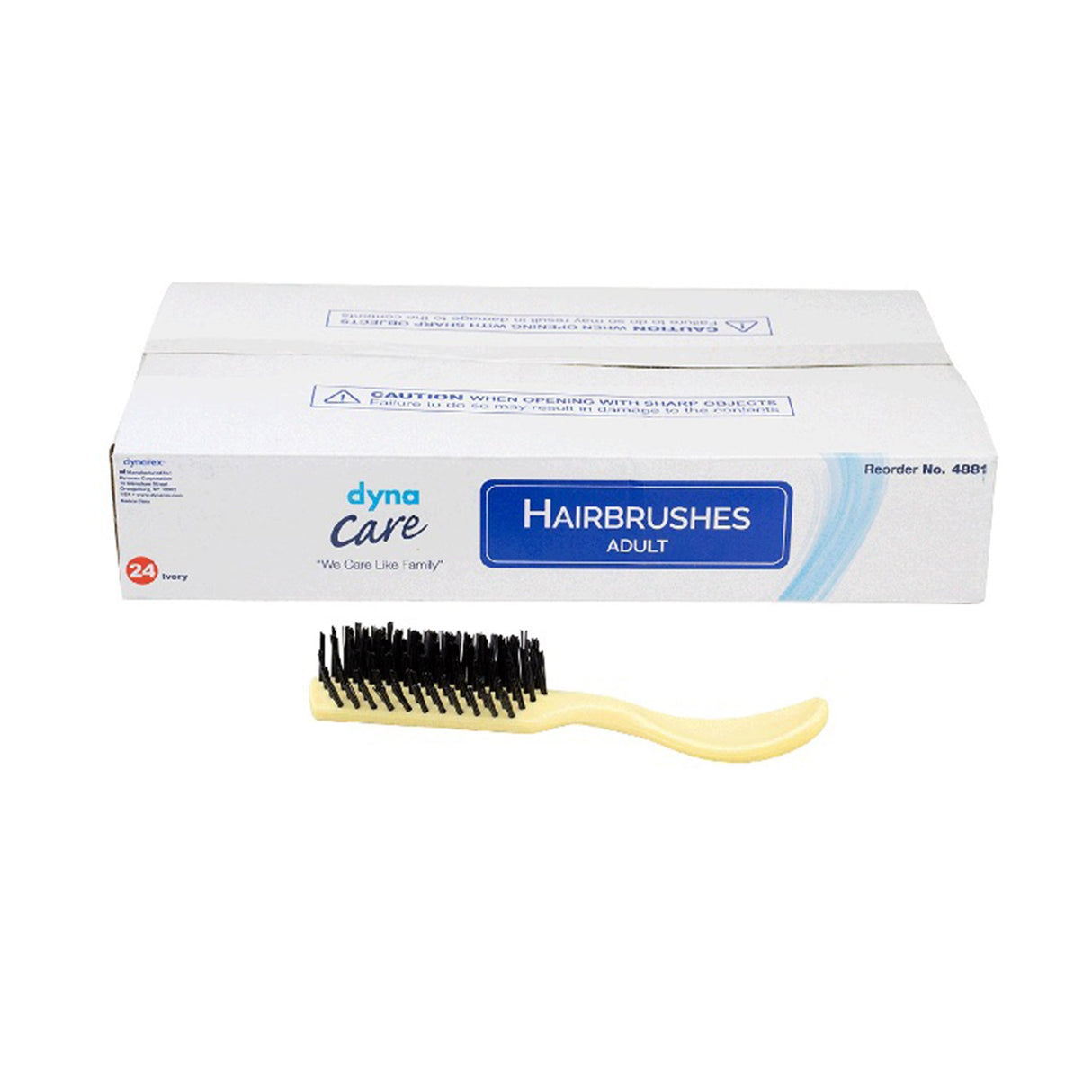 Hairbrush dyna Care Nylon Bristles 9 Inch - BeHope