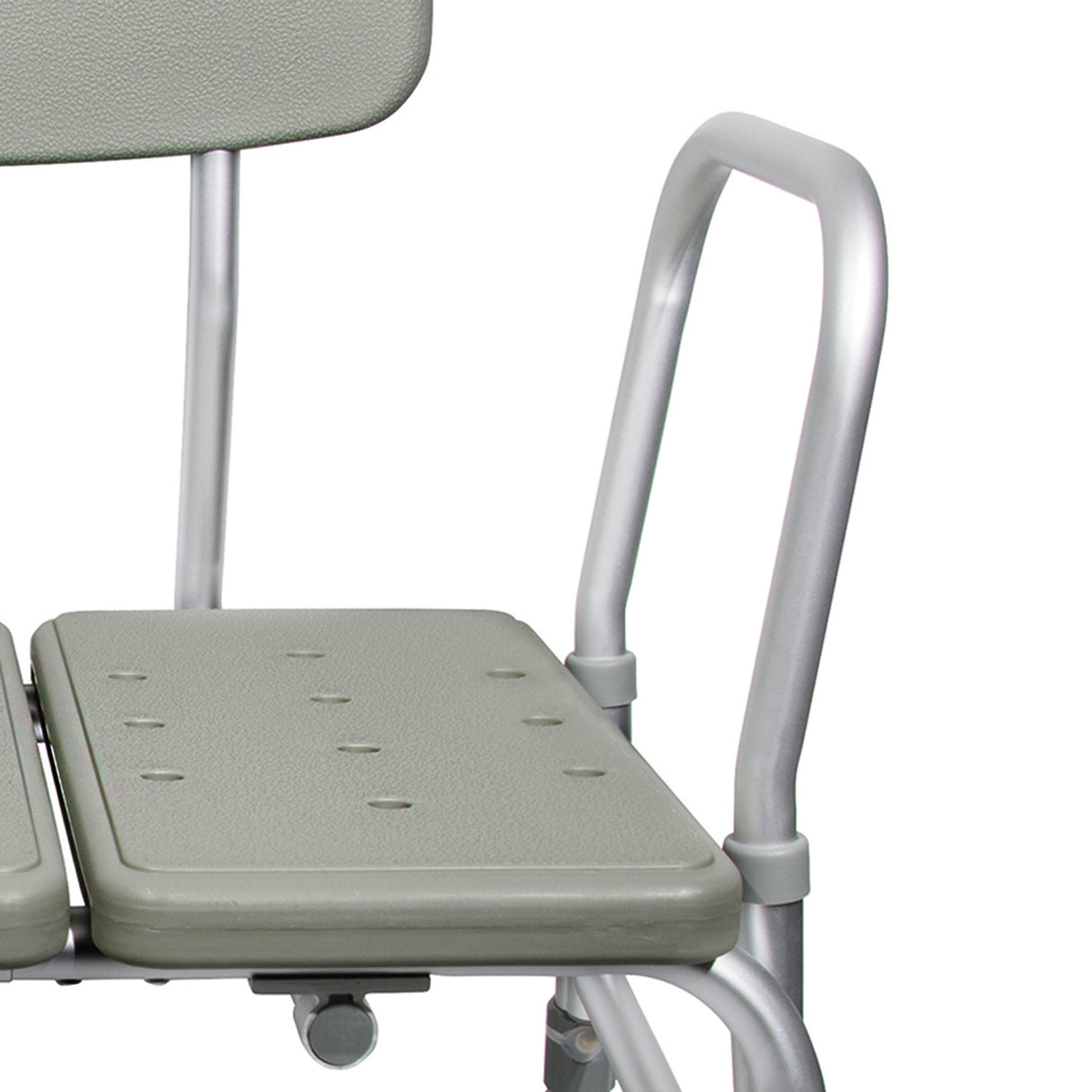 McKesson Knocked Down Bath Transfer Bench Removable Arm Rail 17-1/2 to 22-1/2 Inch Seat Height 400 lbs. Weight Capacity - BeHope