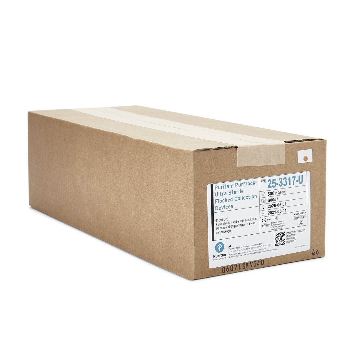 PurFlock Ultra® Nasopharyngeal Collection Swab 6 Inch Length Sterile - BeHope