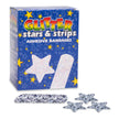 Adhesive Strip Stat Strip® Plastic Kid Design (Glitter Stars and Stripes) 3/4 X 3 Inch Sterile - BeHope