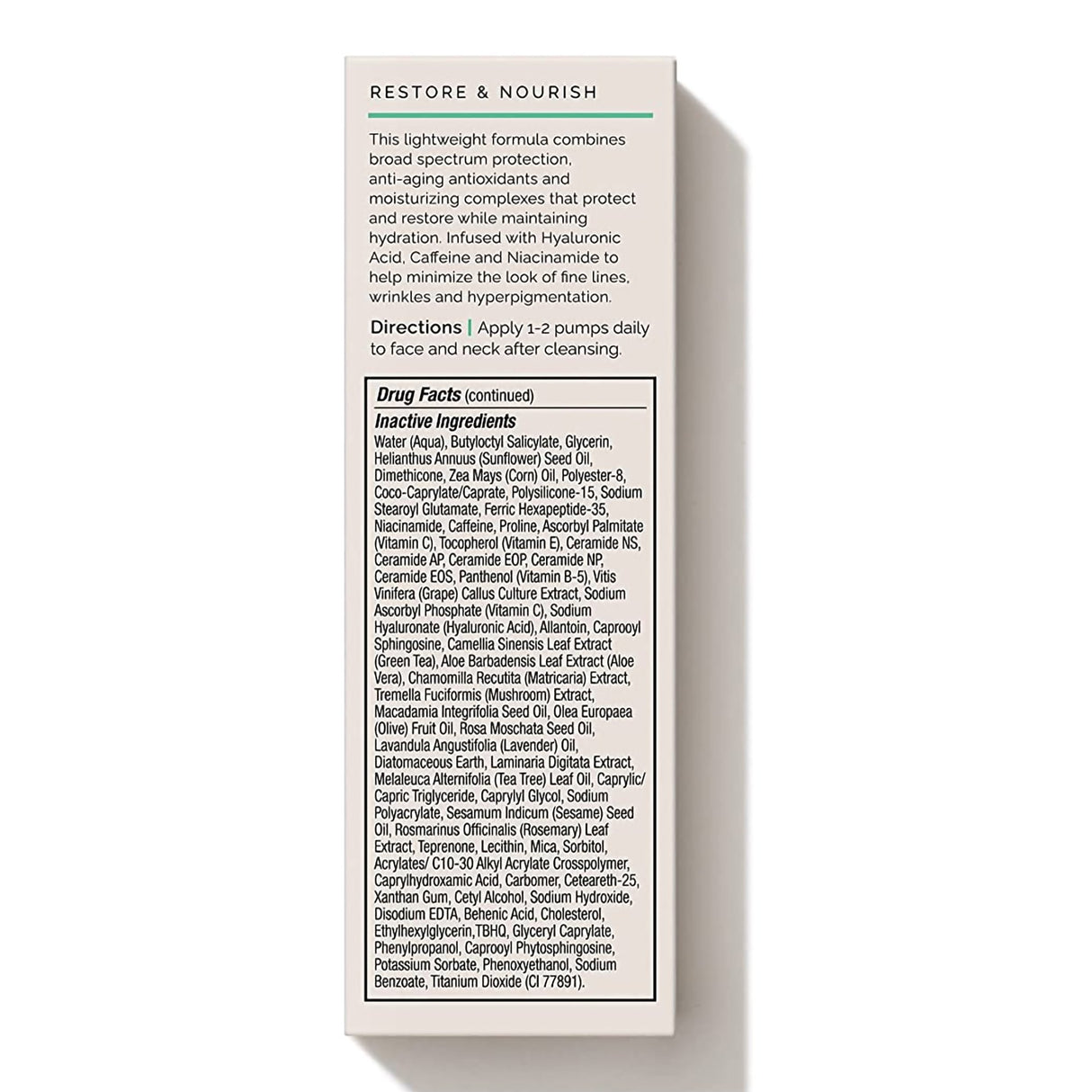 Facial Moisturizer with Sunscreen MDSolarsciences™ Daily Perfecting SPF30 1.7 oz. Pump Bottle Scented Lotion - BeHope