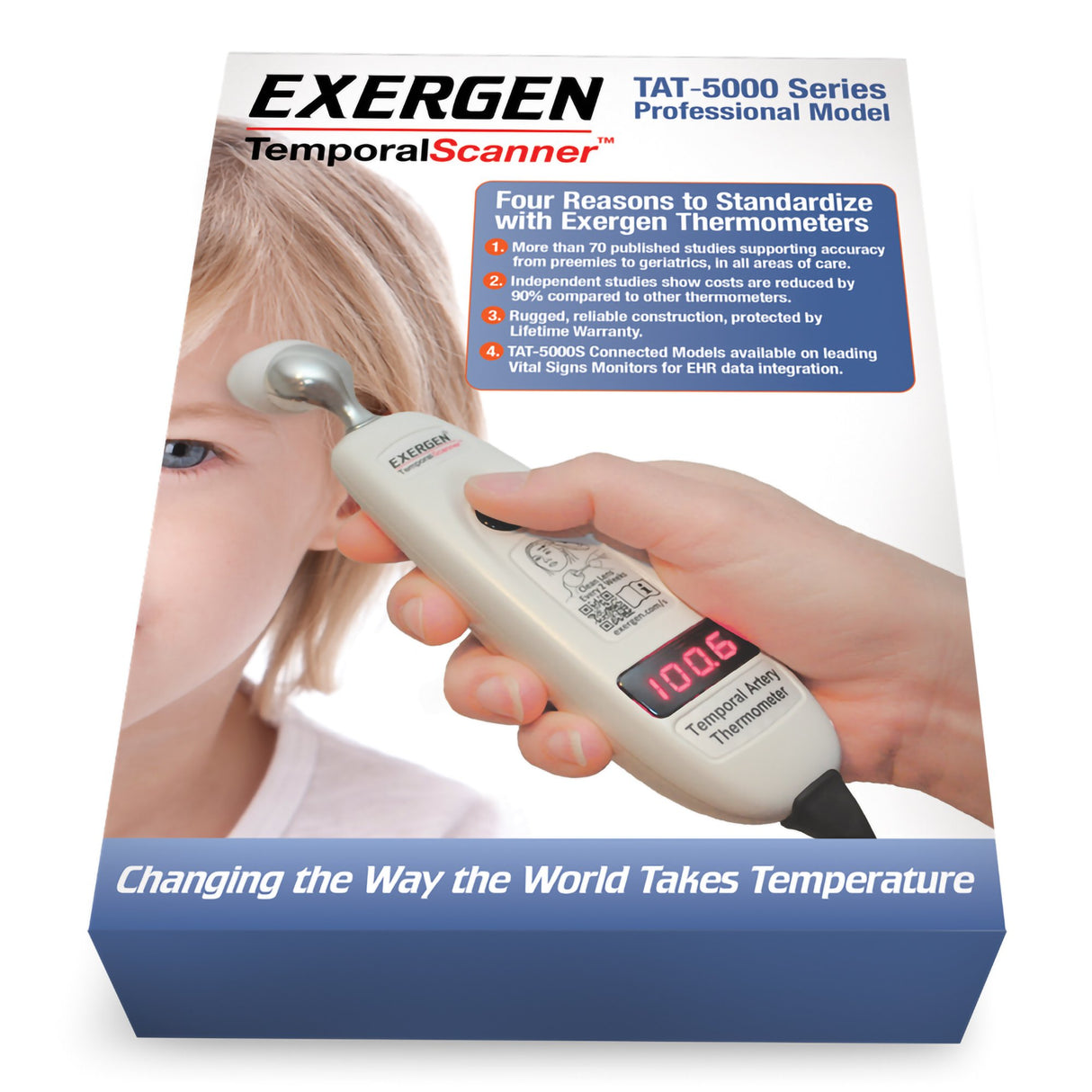 Temporal Contact Thermometer Temporal Scanner™ Temporal Probe Handheld - BeHope