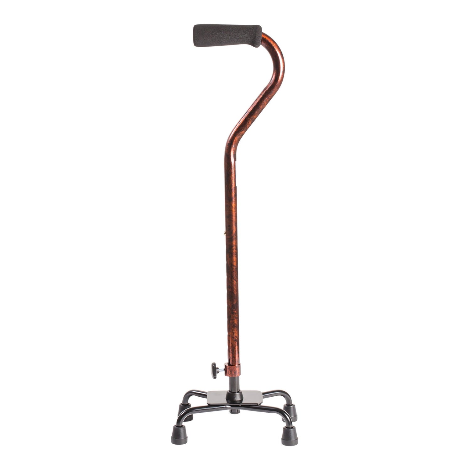 Small Base Quad Cane DMI 29 to 38 Inch Height Copper - BeHope