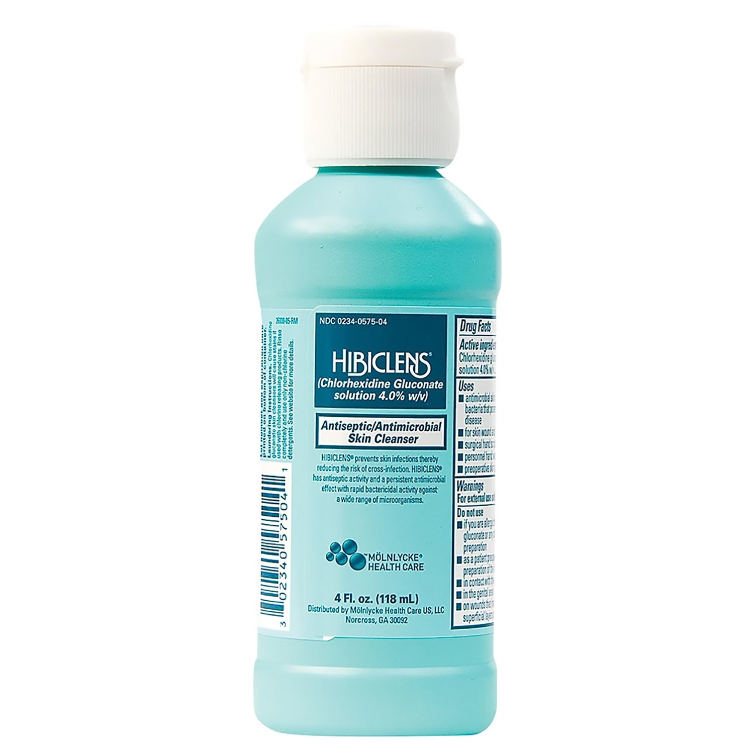 Antiseptic / Antimicrobial Skin Cleanser Hibiclens® 4 oz. Bottle 4% Strength CHG (Chlorhexidine Gluconate) NonSterile - BeHope