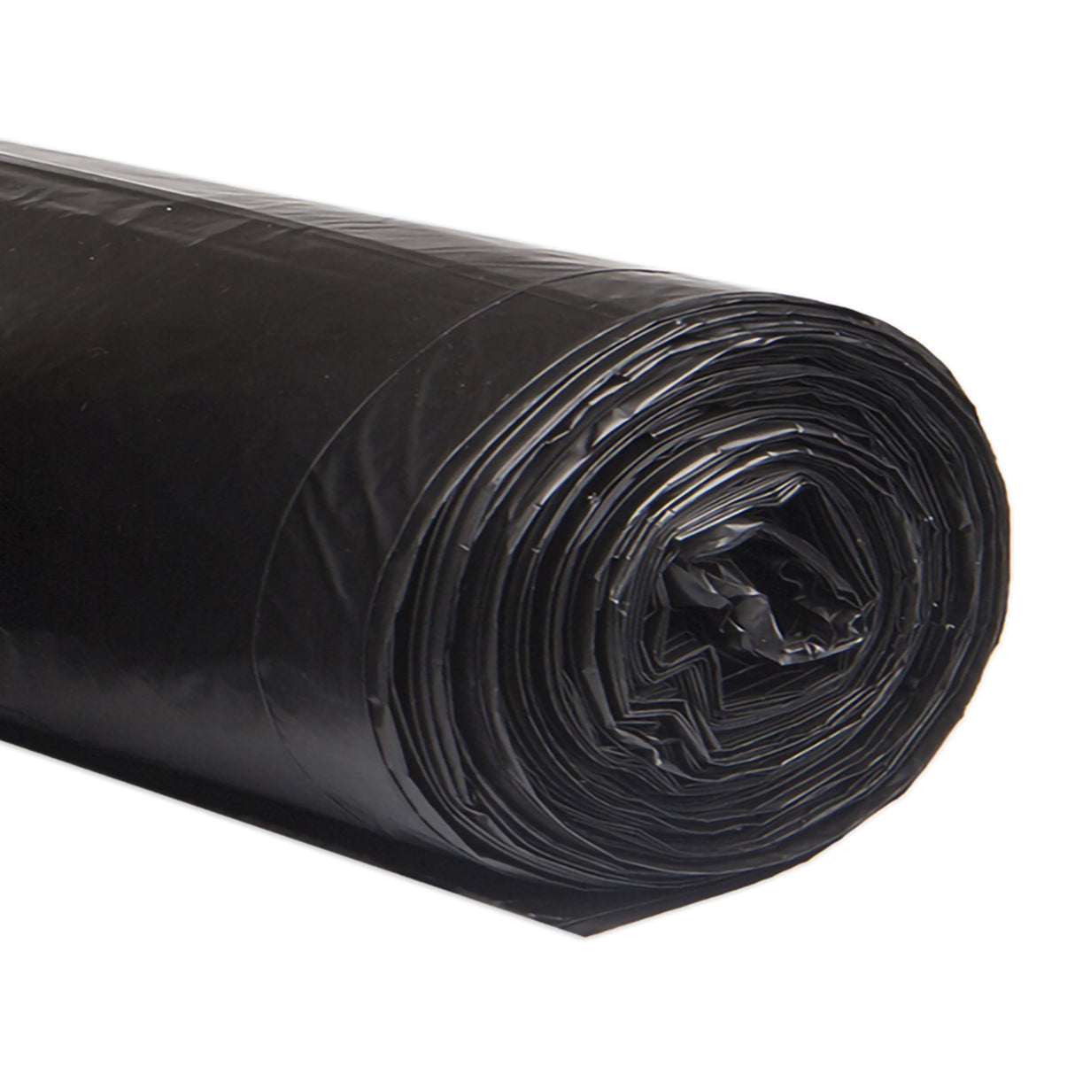 Trash Bag McKesson 56 gal. Black LLDPE 1.5 mil 43 X 47 Inch Star Seal Bottom Coreless Roll - BeHope