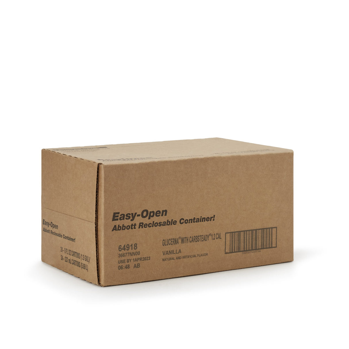 Oral Supplement Glucerna® 1.2 Cal Vanilla Flavor Liquid 8 oz. Reclosable Carton - BeHope