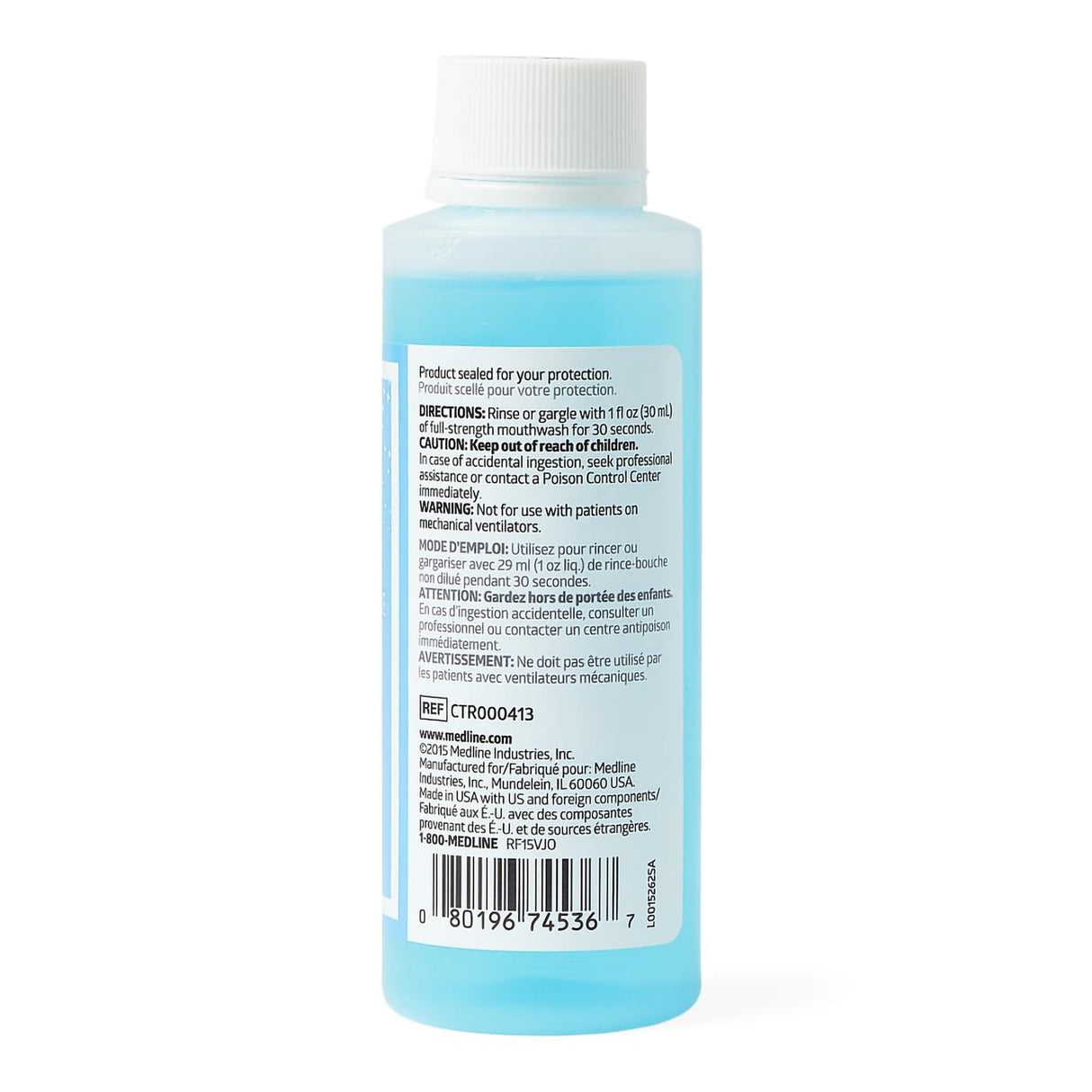 Mouthwash Sparkle Fresh 4 oz. Mint Flavor - BeHope