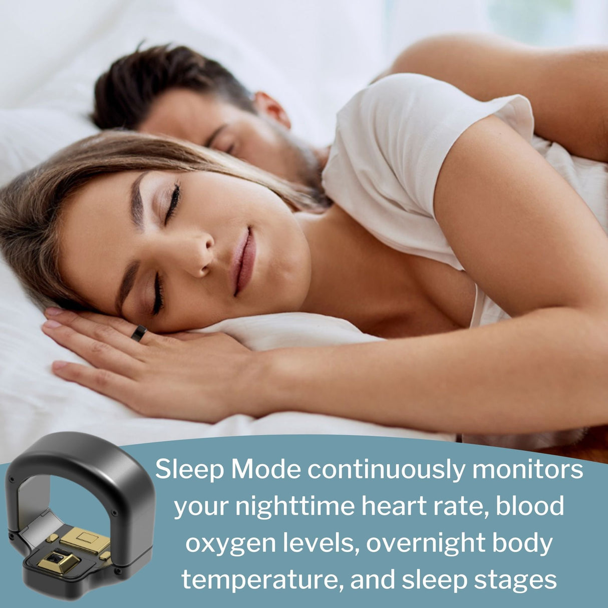 Wellness Monitor Ring Prevention® circul+™ Monitoring Blood Pressure, Oximetry, Heart Rate, Temperature Battery Operated - BeHope