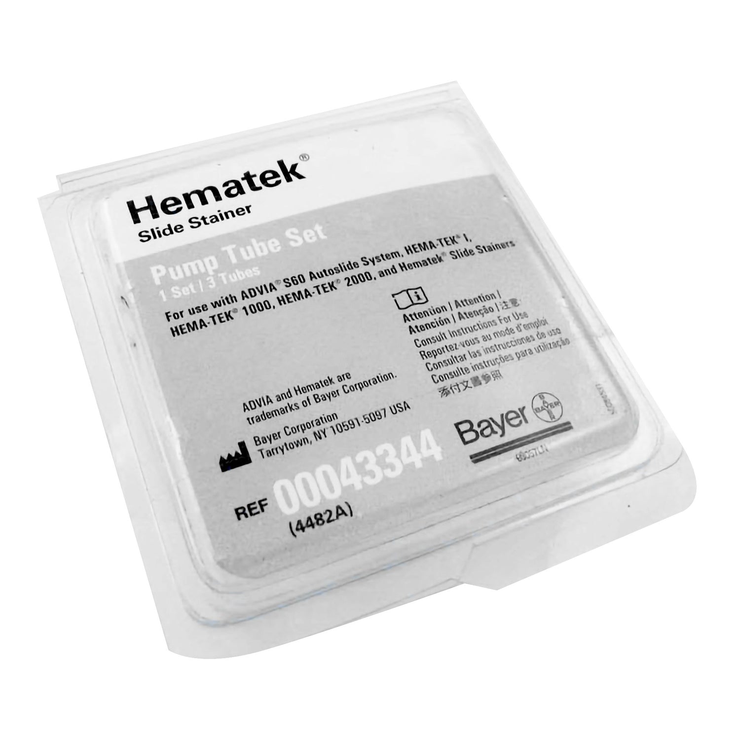 Pump Tube Set Hematek® Slide Stainer Hema-Tek Diagnostic Systems - BeHope