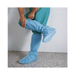 Boot Cover Hi Guard® One Size Fits Most Knee High Nonskid Sole Blue NonSterile - BeHope