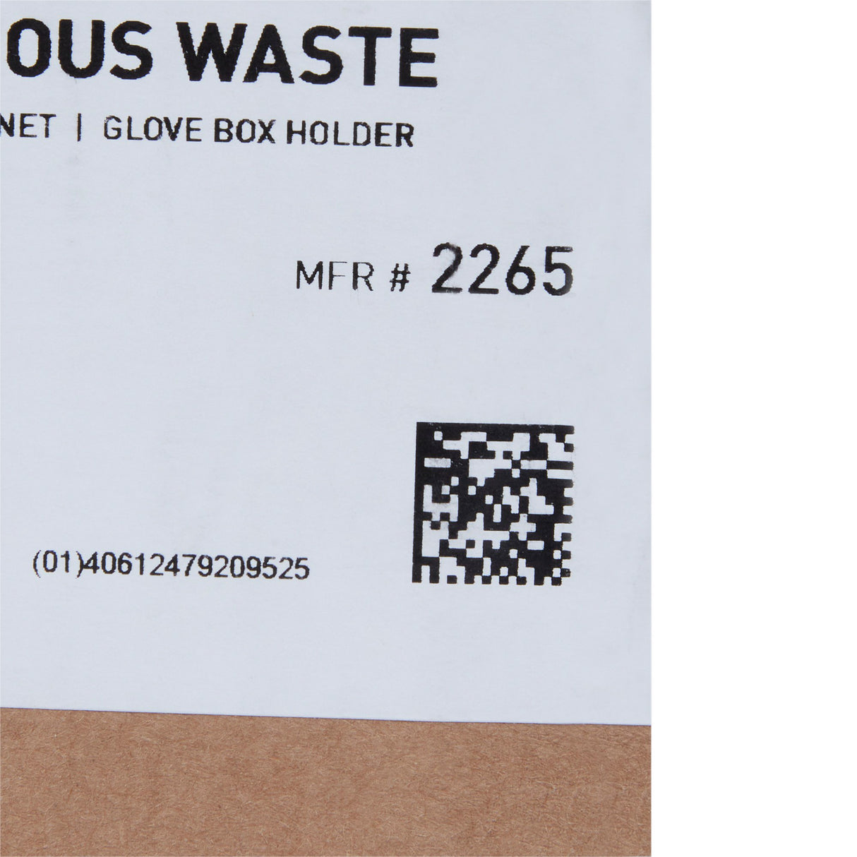 Sharps Container Cabinet / Wall Enclosure with Glove Box McKesson Prevent® Polypropylene Wall Mount Locking - BeHope