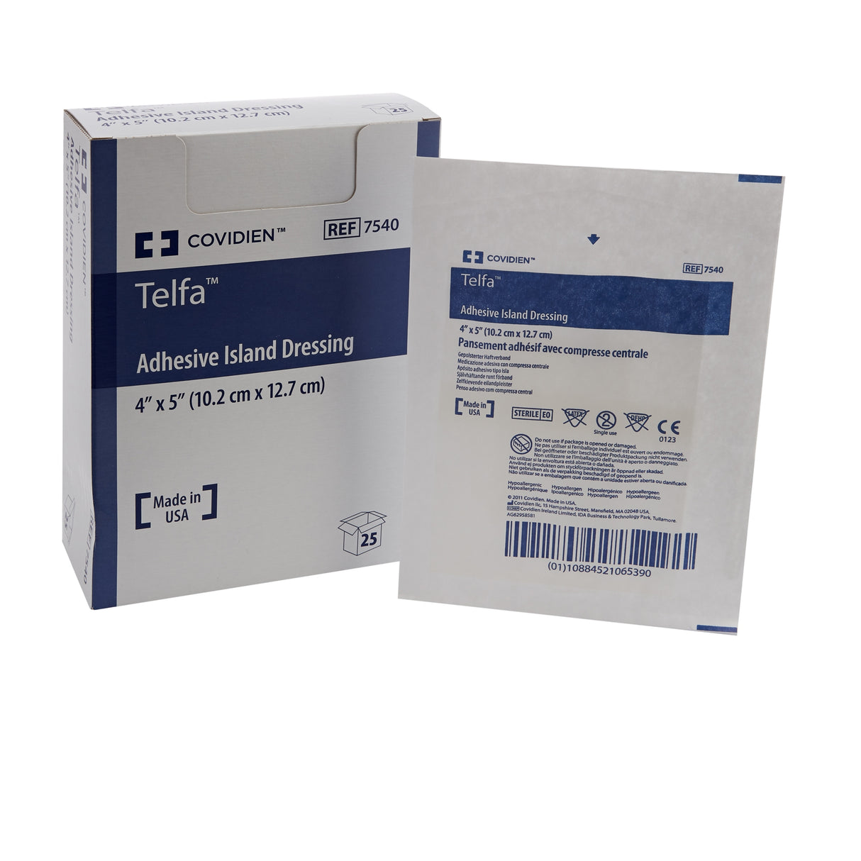 Island Dressing Telfa™ 4 X 5 Inch Rectangle Sterile - BeHope