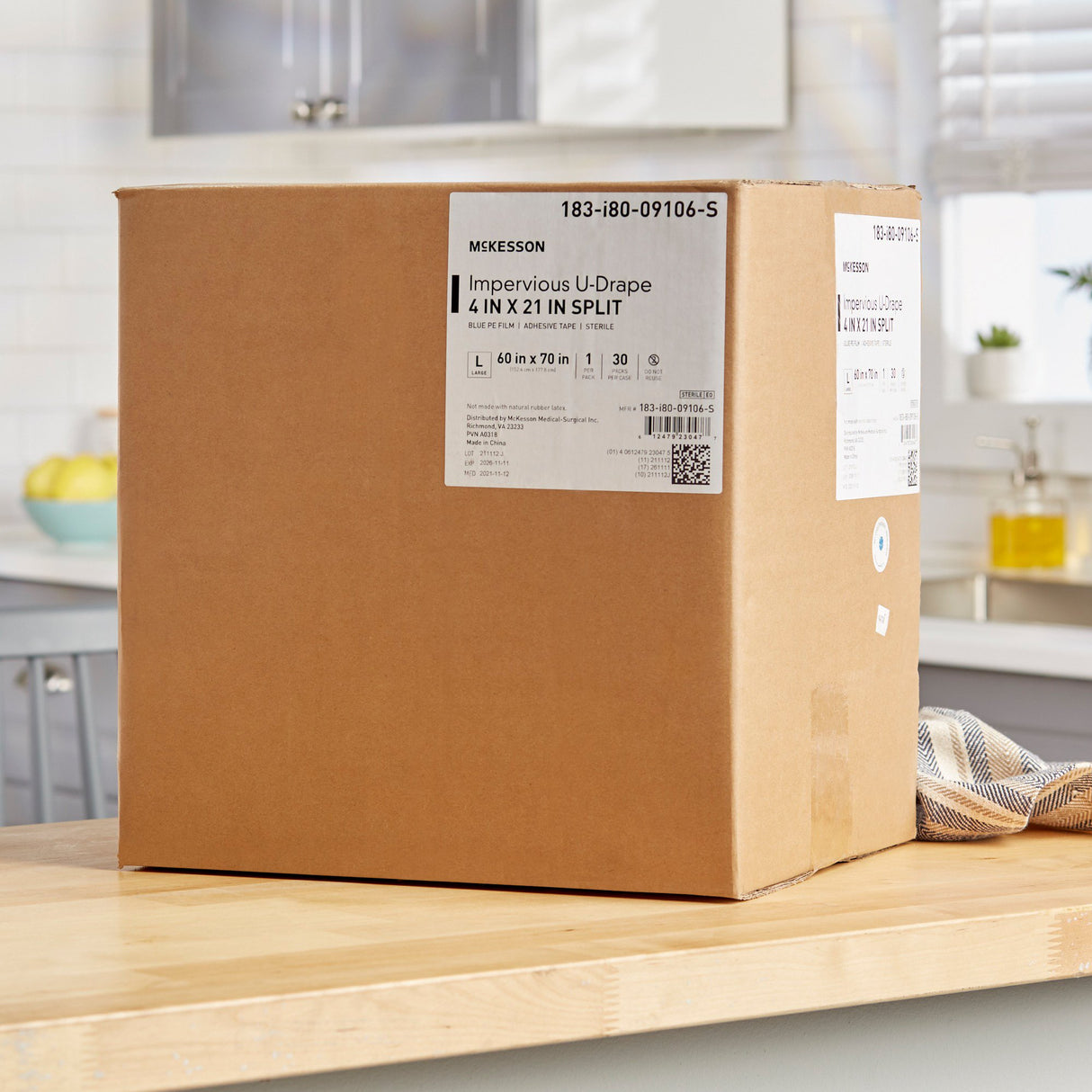 Orthopedic Drape McKesson Impervious U-Drape 60 W X 70 L Inch Sterile - BeHope