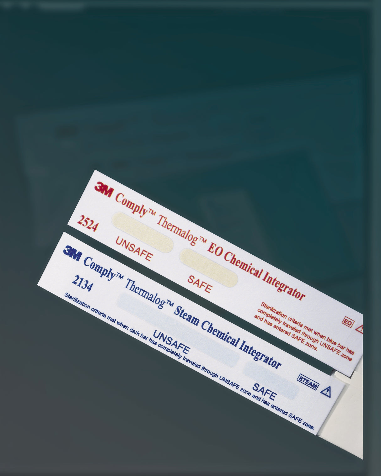 Comply™ Thermalog™ Sterilization Chemical Integrator Strip Steam 4 Inch Length - BeHope