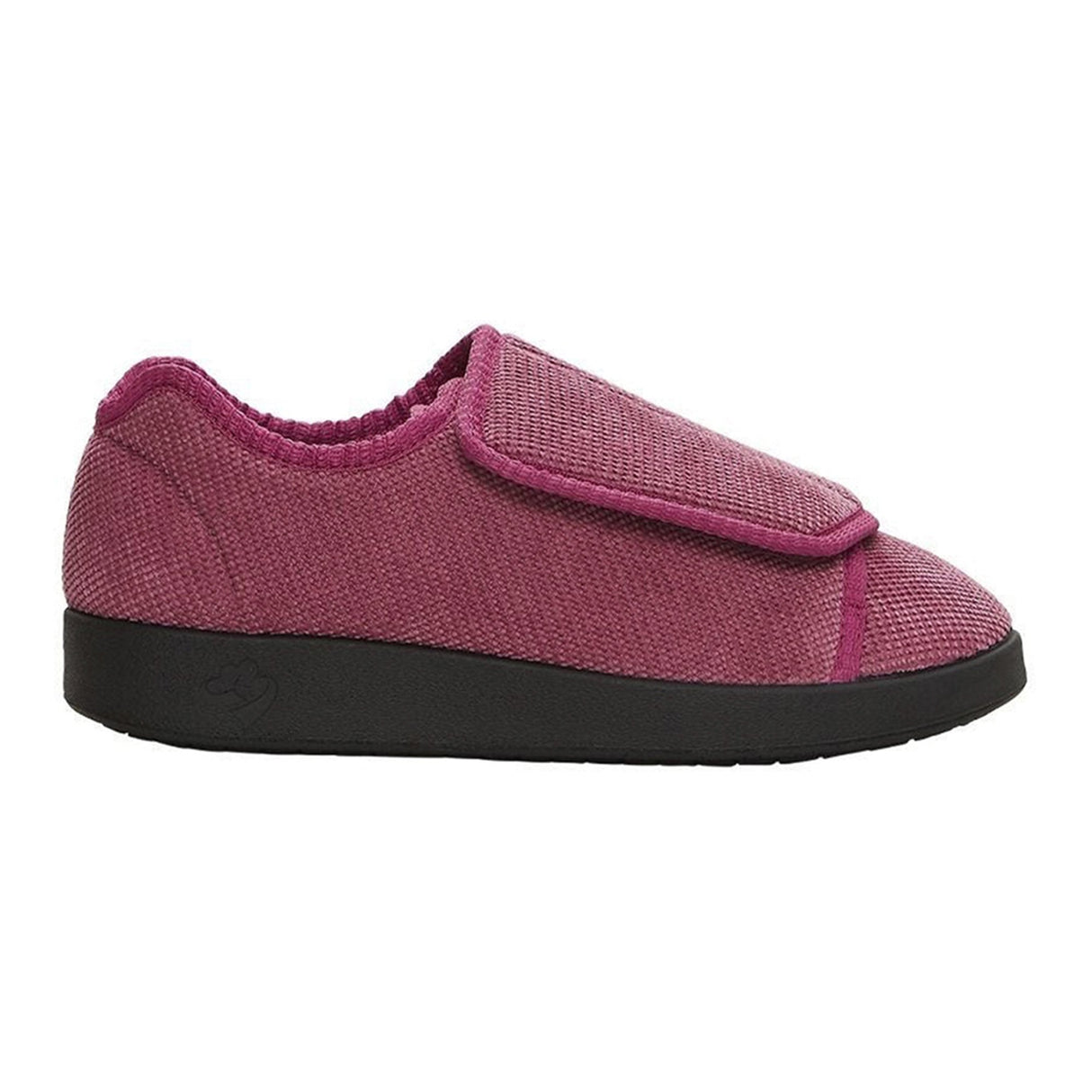 Slippers Silverts® Female Adult Size 10 / 2X-Wide Hard Sole Single Patient Use Dusty Rose - BeHope