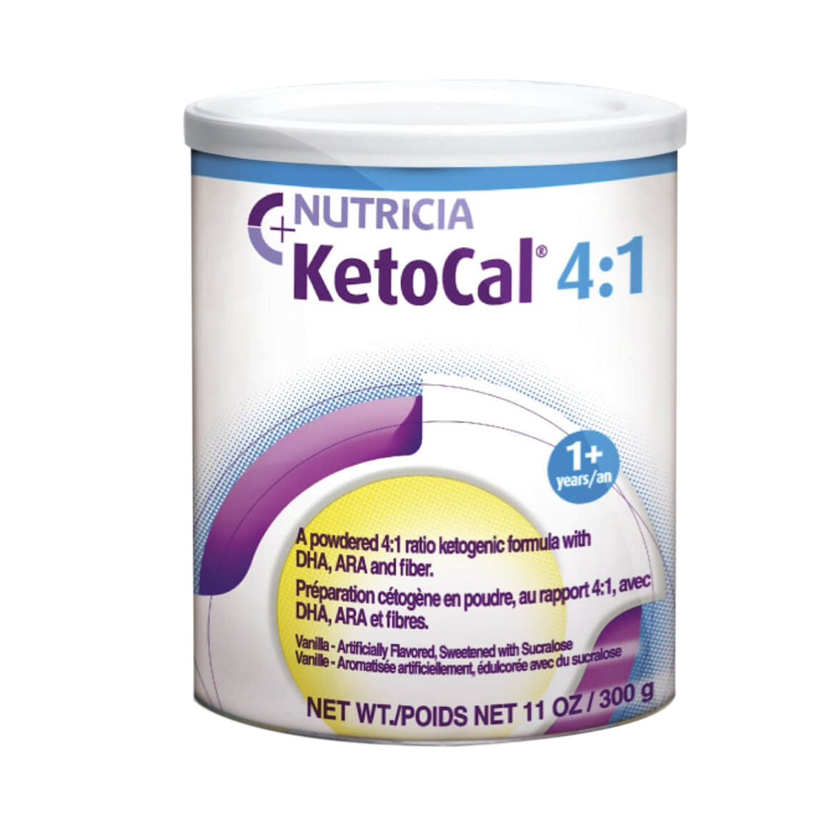 Oral Supplement KetoCal® 4:1 Vanilla Flavor Powder 300 Gram Can - BeHope