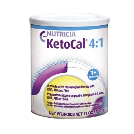 Oral Supplement KetoCal® 4:1 Vanilla Flavor Powder 300 Gram Can - BeHope