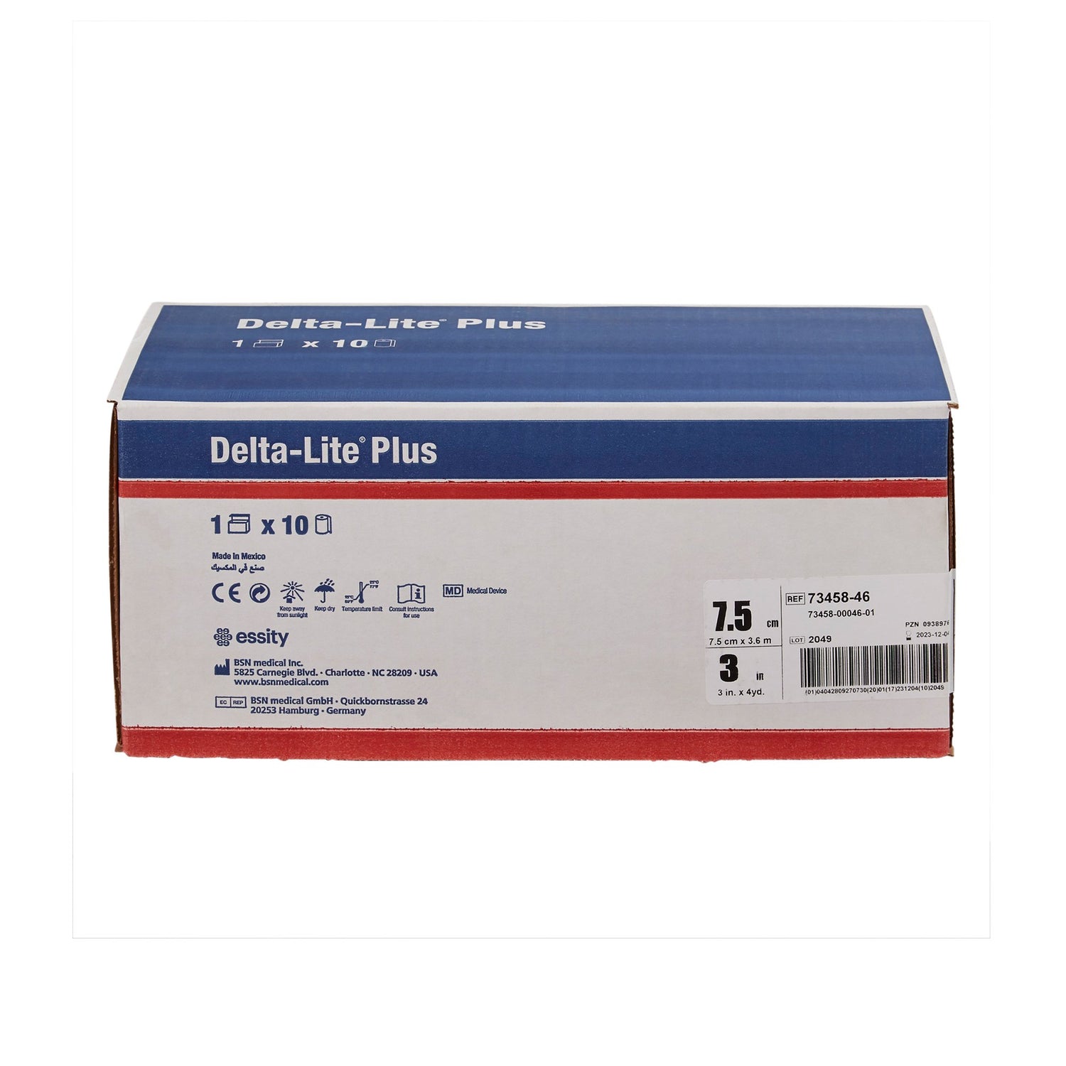 Cast Tape Delta-Lite® Plus 3 Inch X 12 Foot Fiberglass / Resin Black - BeHope