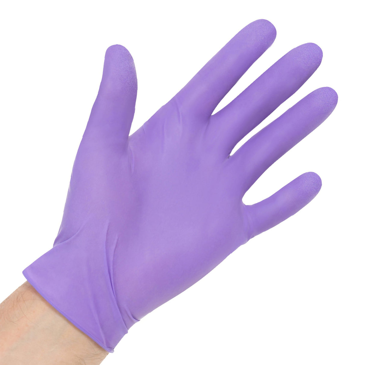Exam Glove Purple Nitrile-Xtra™ Small Sterile Pair Nitrile Extended Cuff Length Textured Fingertips Purple Chemo Tested - BeHope
