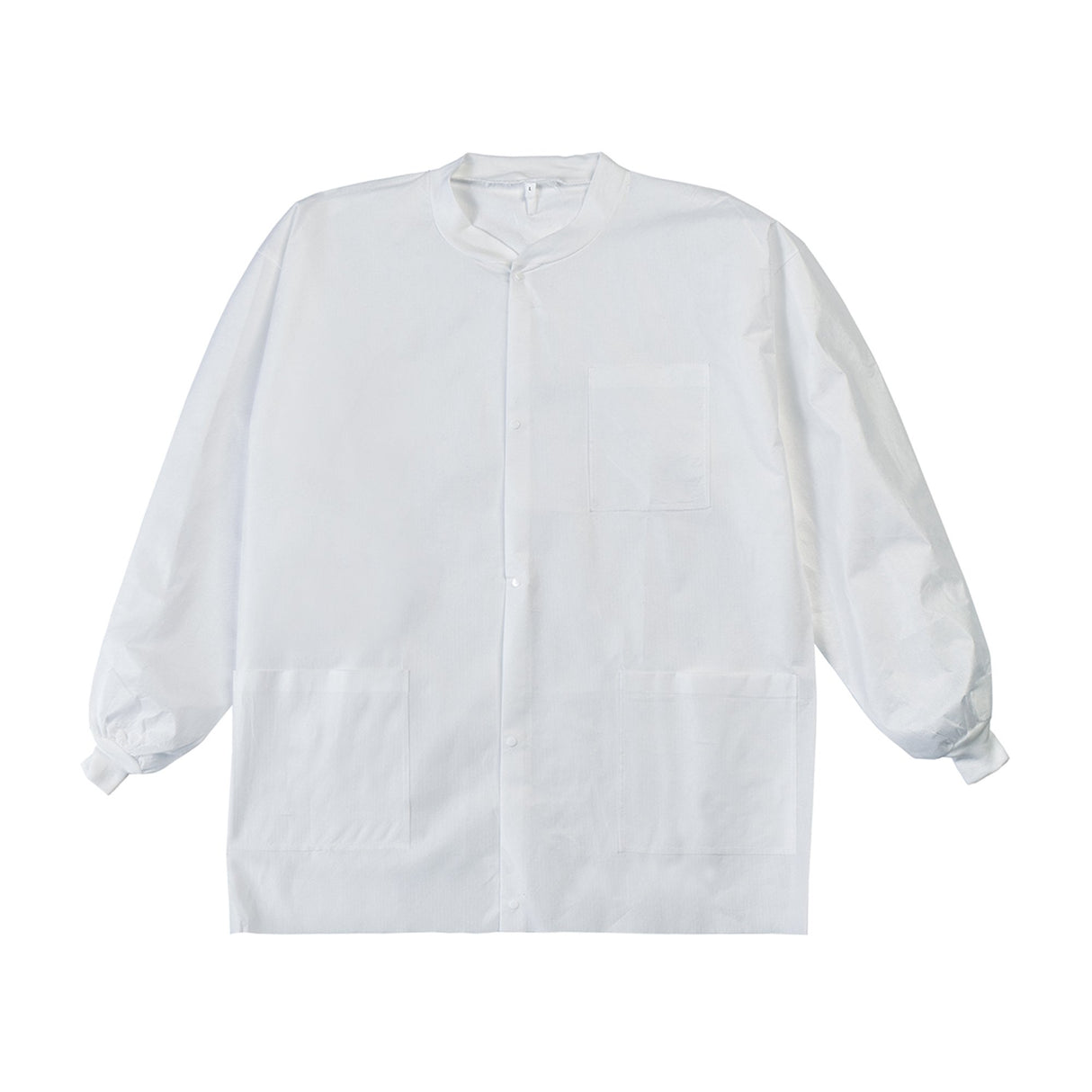 Lab Jacket LabMates® White Large Hip Length SMS Disposable - BeHope