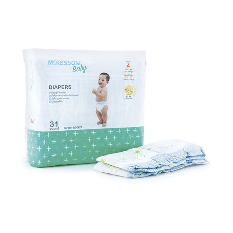 Unisex Baby Diaper McKesson Size 4 Disposable Heavy Absorbency - BeHope
