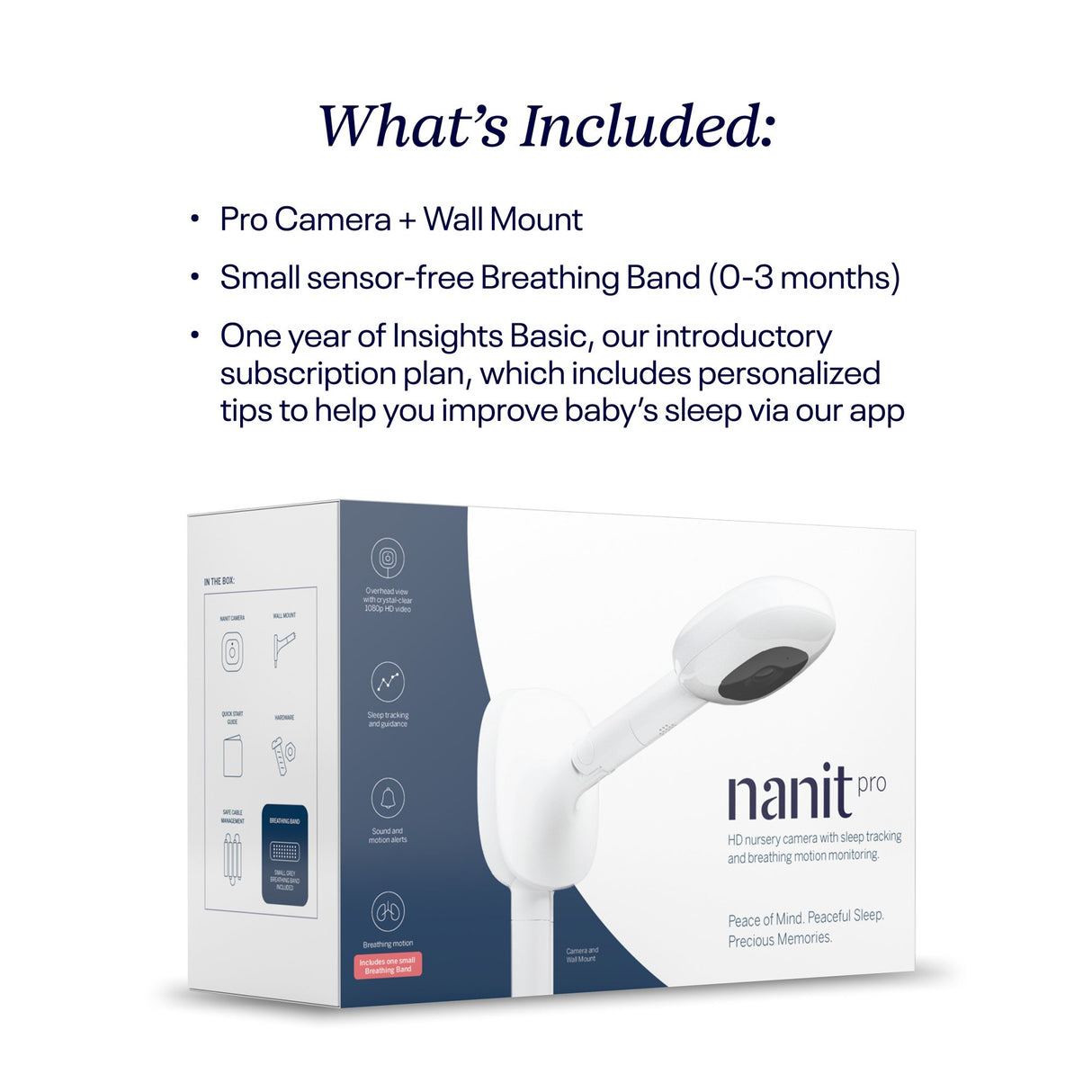 Baby Monitor with Wall Mount Nanit Pro Smart - BeHope