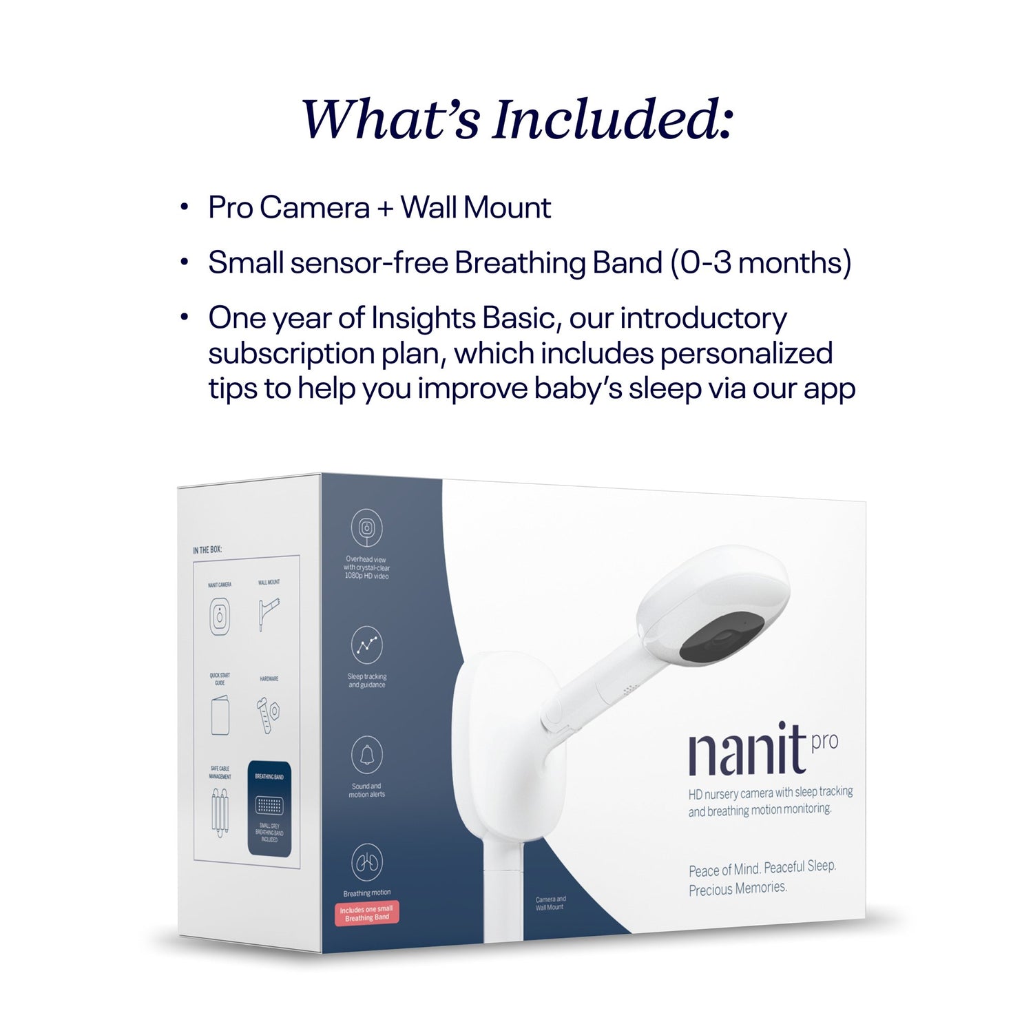 Baby Monitor with Wall Mount Nanit Pro Smart - BeHope