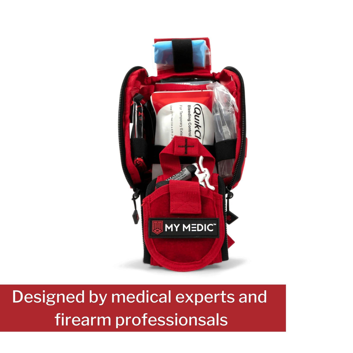 Trauma First Aid Kit My Medic™ TFAK Red Nylon Bag - BeHope