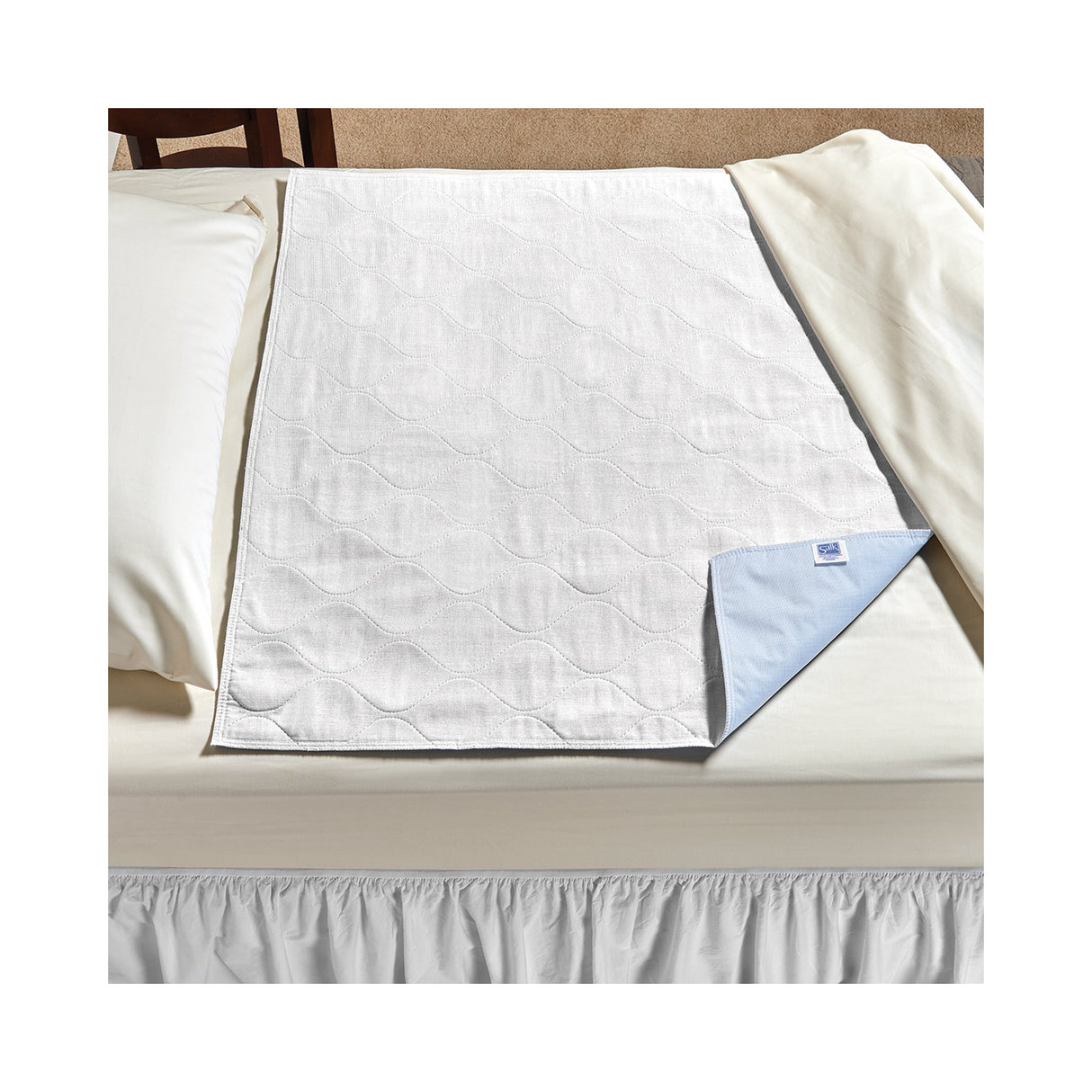 Reusable Underpad CareFor™ Economy 32 X 36 Inch Polyester / Rayon Heavy Absorbency - BeHope