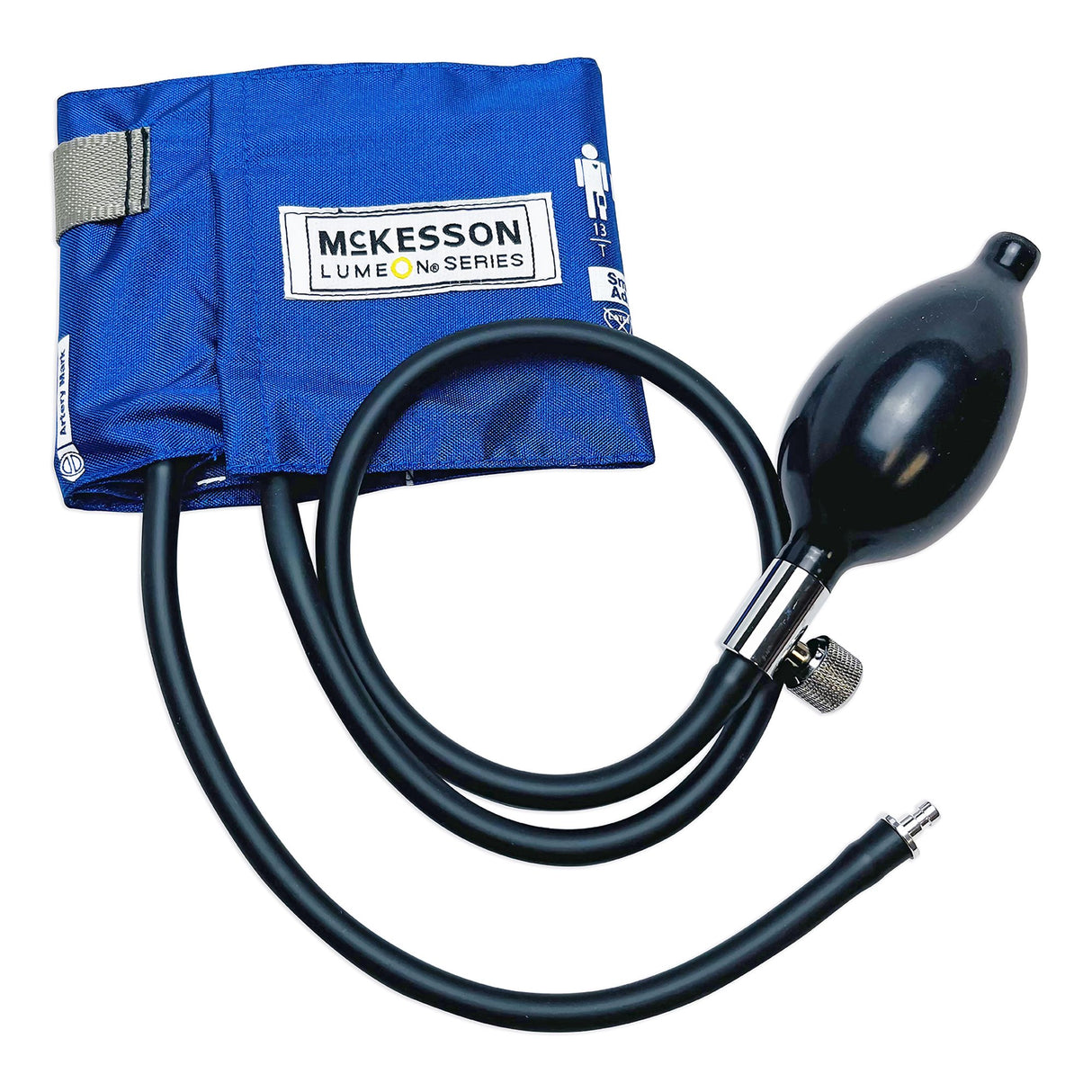 Reusable Blood Pressure Cuff and Bulb McKesson LUMEON™ 19 to 27 cm Arm Nylon Cuff Small Adult Cuff - BeHope