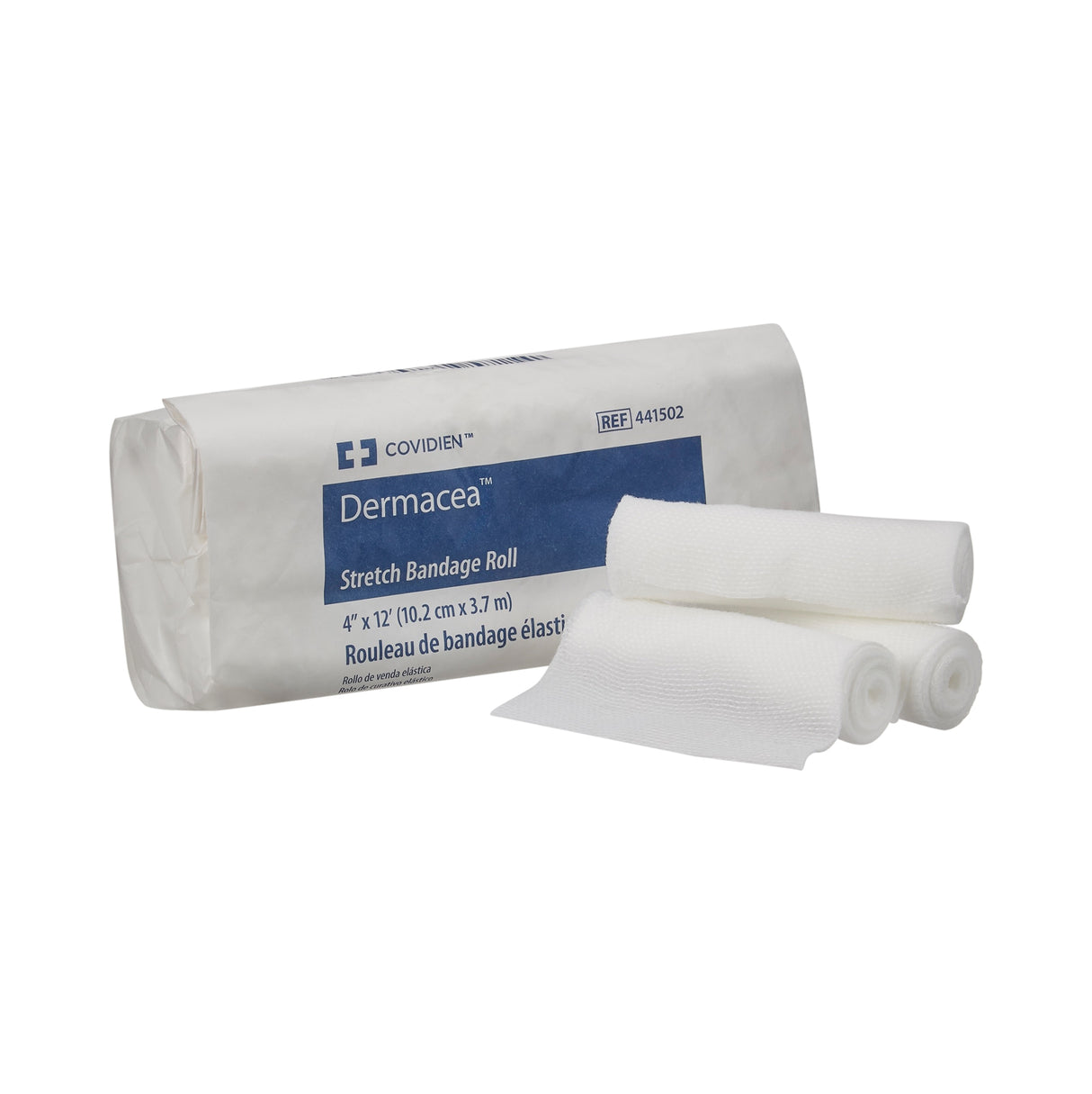 Conforming Bandage Dermacea™ 4 Inch X 4 Yard 1-Ply NonSterile 12 per Pack - BeHope