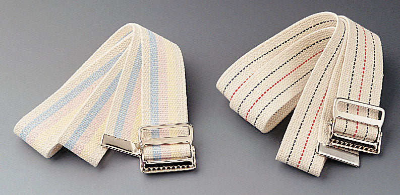 Gait Belt 60 Inch Length Pastel Stripe Cotton - BeHope