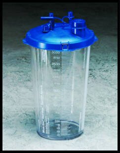 Rigid Suction Canister Medi-Vac® Guardian™ 2000 mL Sealing Lid - BeHope