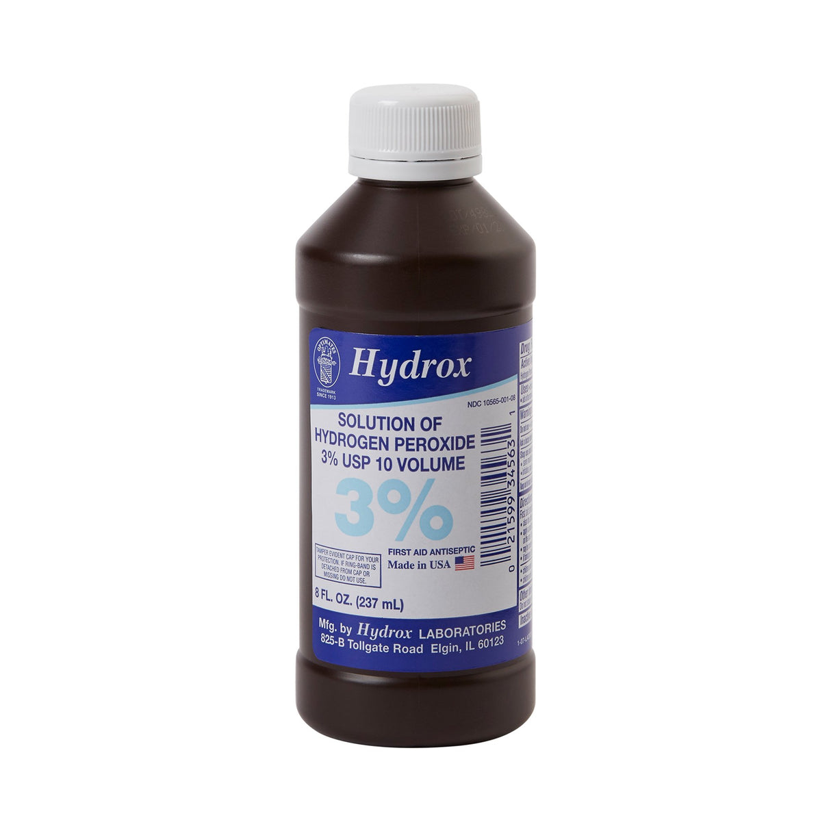 Antiseptic Hydrogen Peroxide McKesson Brand Topical Liquid 8 oz. Bottle - BeHope