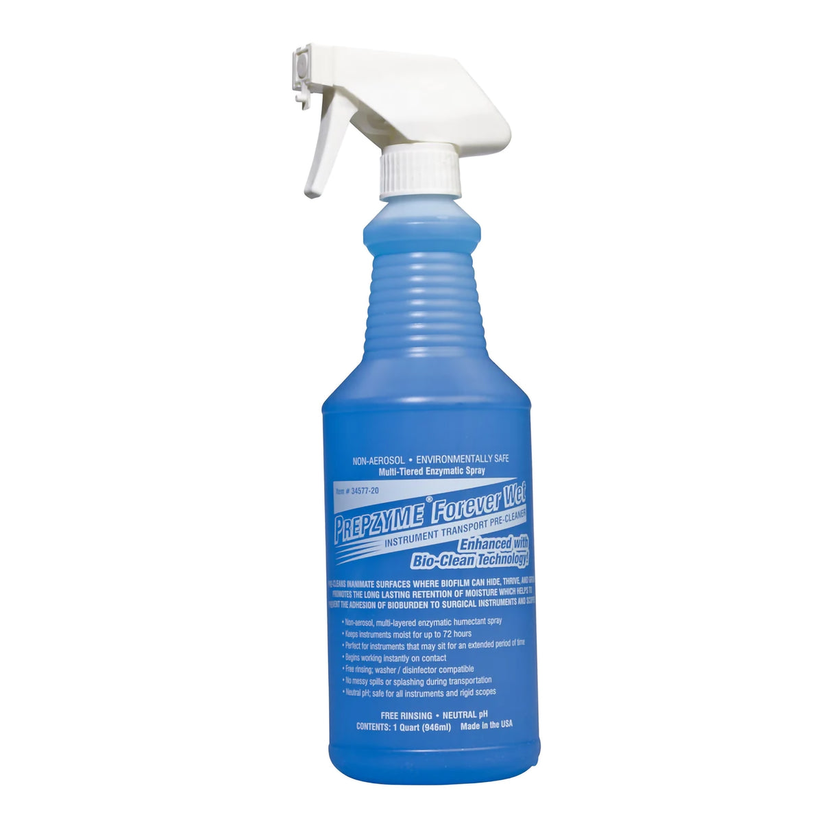 Instrument Pre-Cleaner Prepzyme® Forever Wet 32 oz. Spray Bottle Unscented - BeHope