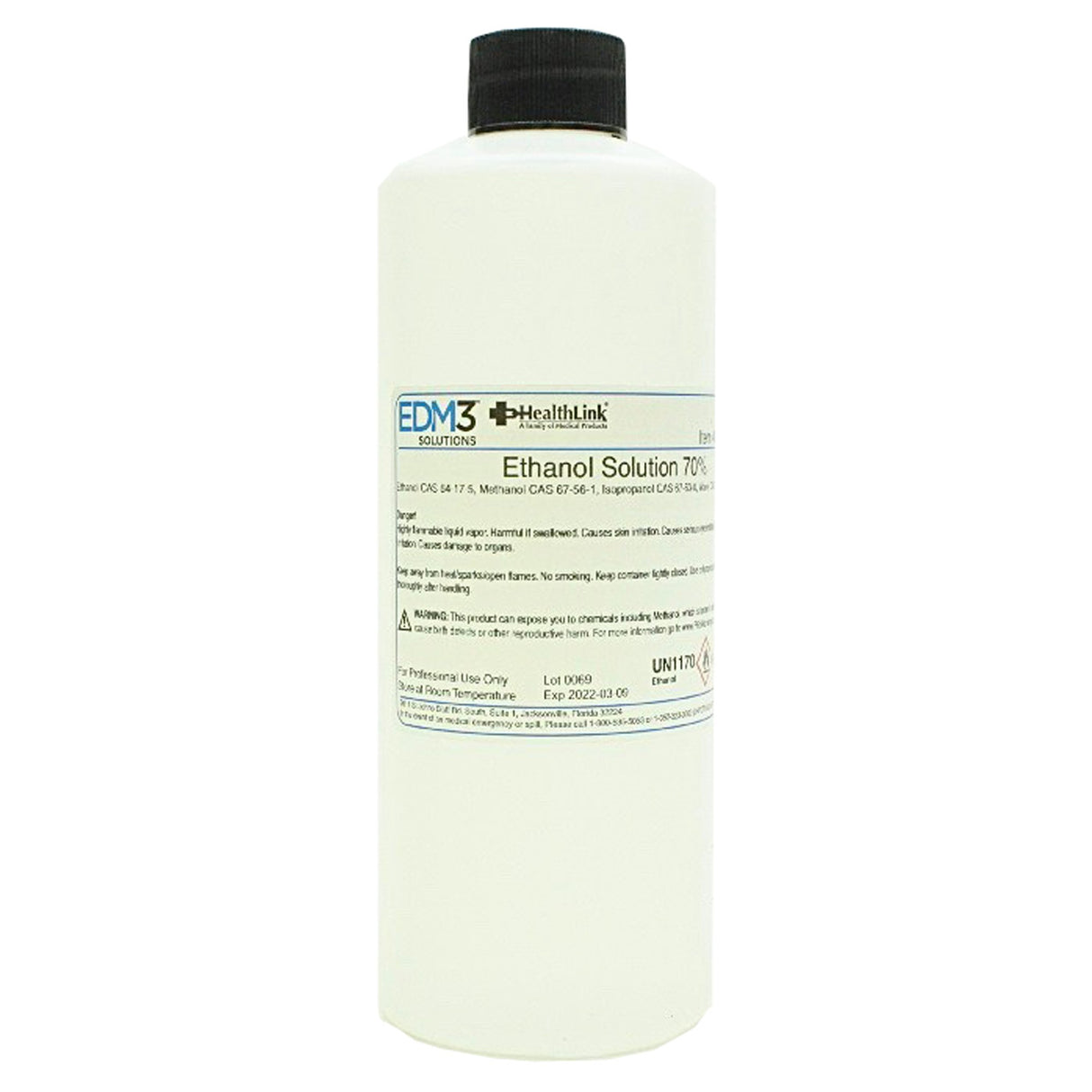 Chemistry Reagent Ethanol ACS Grade 70% 16 oz. - BeHope
