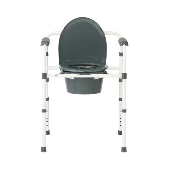 Steel Commode With Microban - BeHope