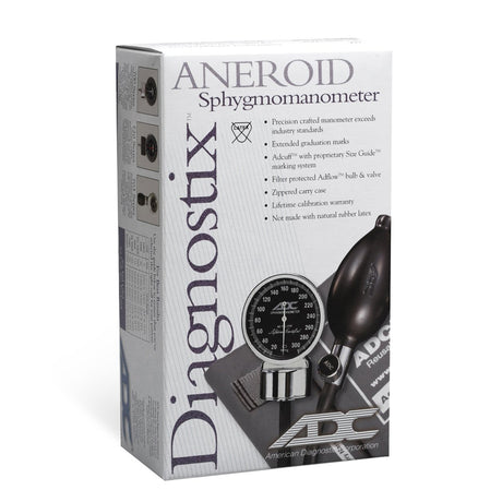 Aneroid Sphygmomanometer Unit Diagnostix™720 Series Large Adult Cuff Nylon Cuff 34 - 50 cm Pocket Aneroid - BeHope