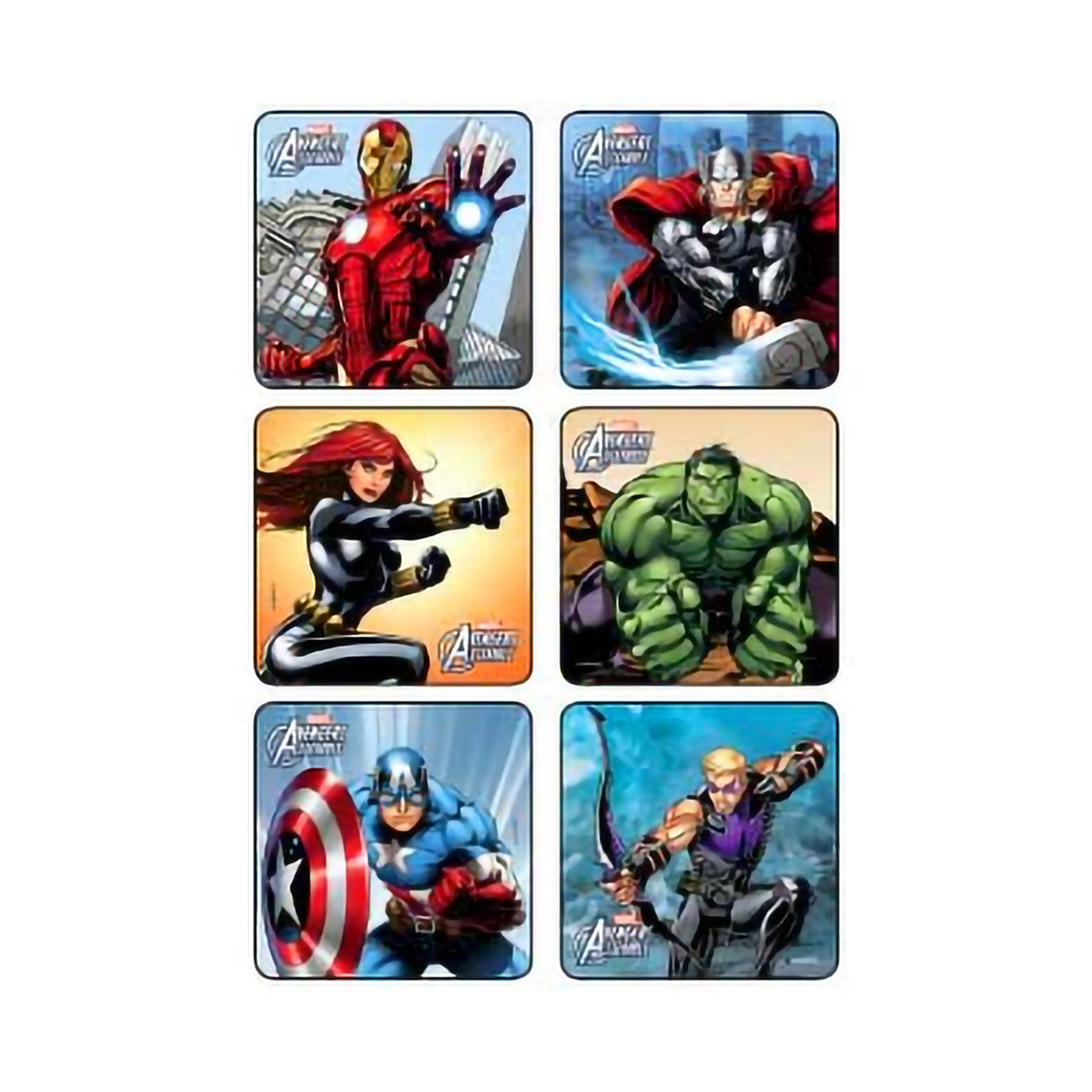 Disney® 75 per Pack Avengers Assemble Sticker 2-1/2 Inch - BeHope