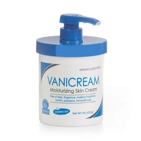 Hand and Body Moisturizer Vanicream® 16 oz. Pump Bottle Unscented Cream - BeHope