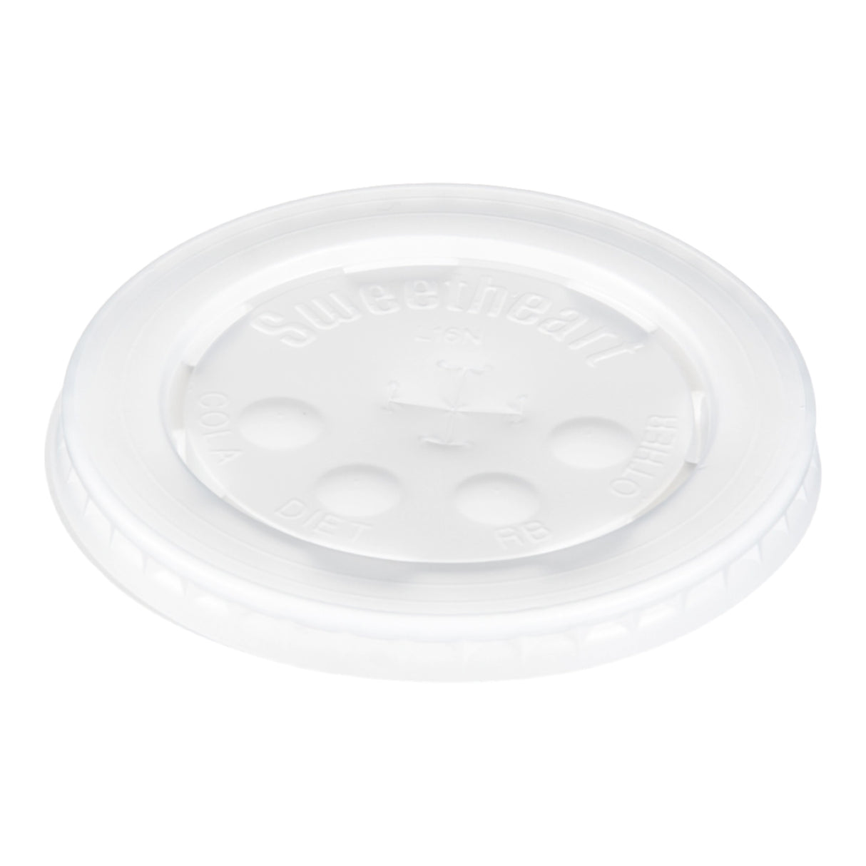 Drinking Cup Lid Solo® Translucent Polystyrene Disposable - BeHope